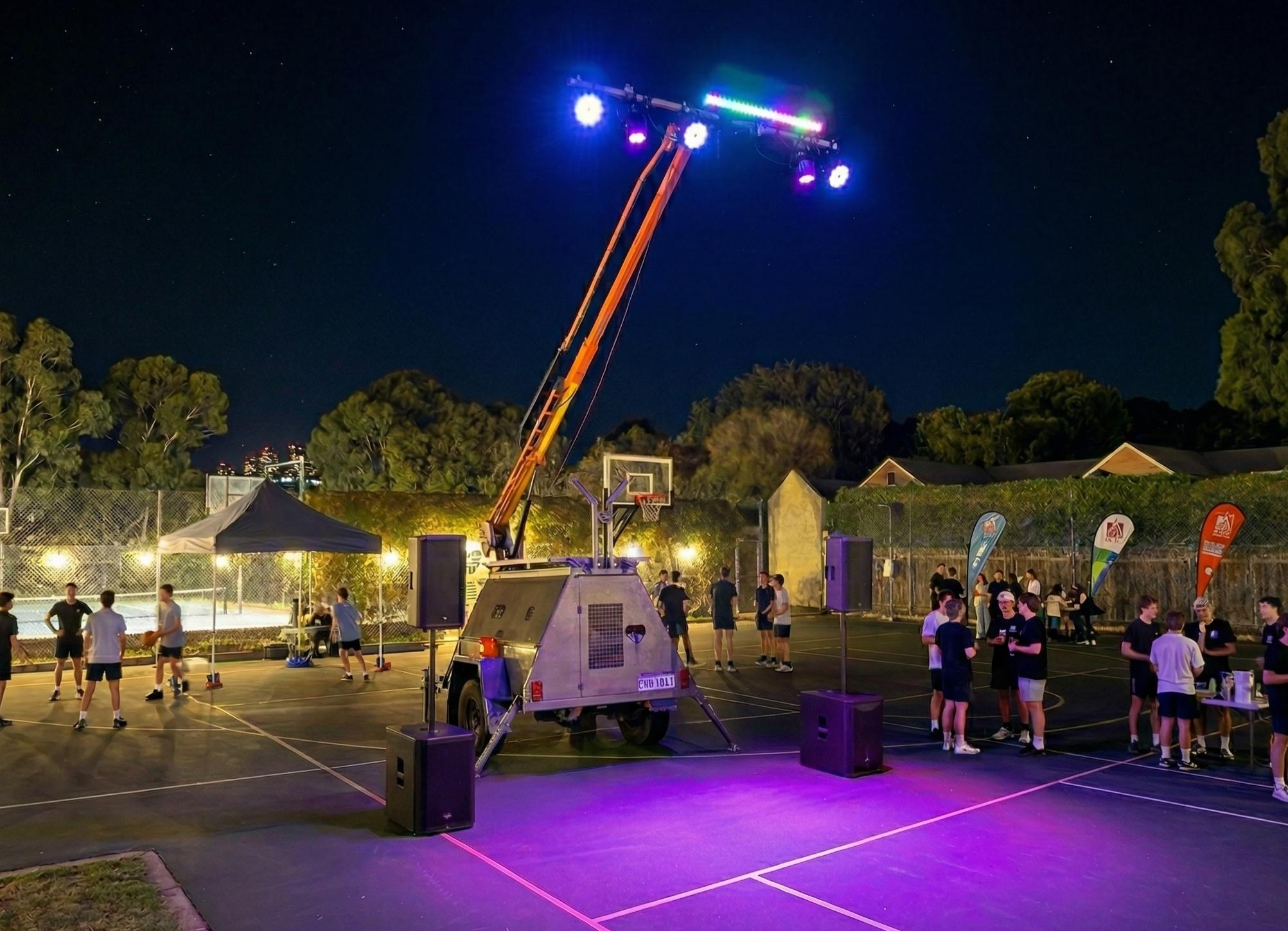 The RaveRig Trailer Setup